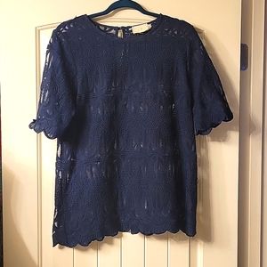 Anthropologie lace blouse
